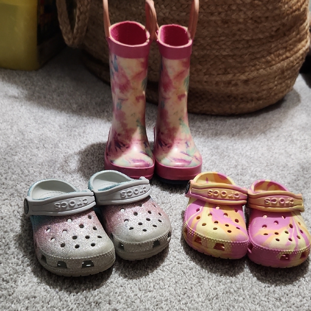 Colorful Kids Clogs and Boots